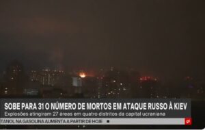Sobe para 31 o número de mortos em ataque massivo da Rússia contra Kiev