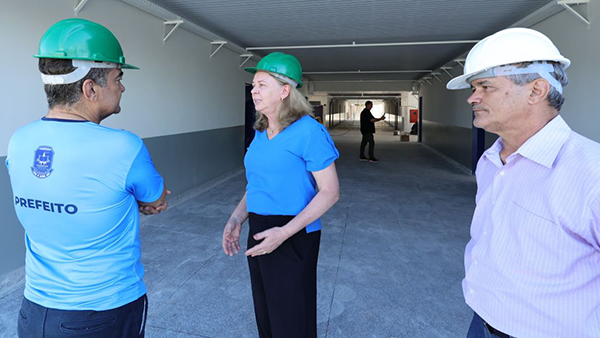 Reforma da Escola Avani avança e prefeito destaca qualidade dos serviços