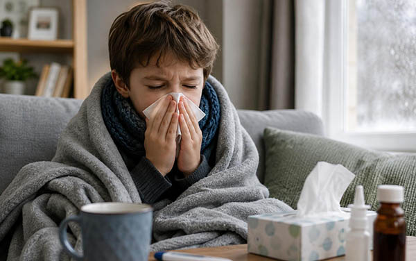 Doenças respiratórias no frio: veja dicas para proteger as crianças