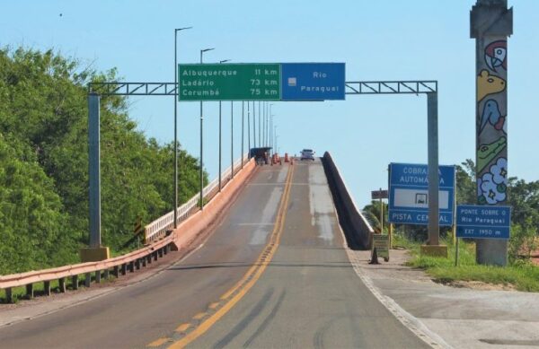 Tráfego em meia pista começa nesta sexta na ponte sobre o Rio Paraguai