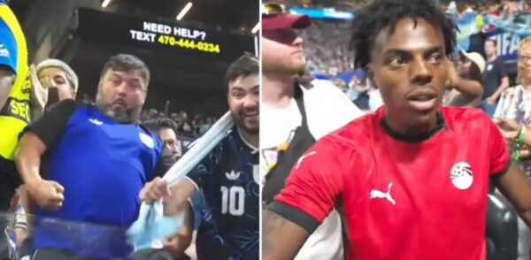 Torcida argentina volta a fazer gesto racista contra streamer após classificação