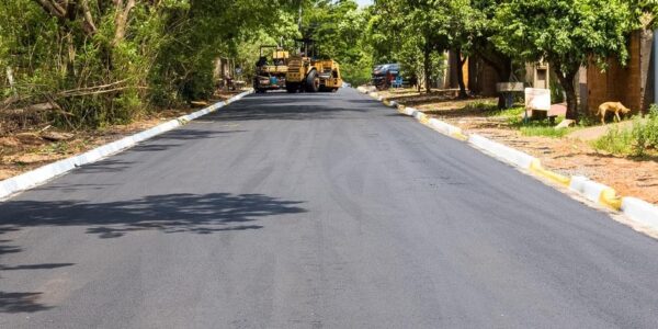 Obras de drenagem e pavimentação em Naviraí são concluídas no Jardim Paraíso