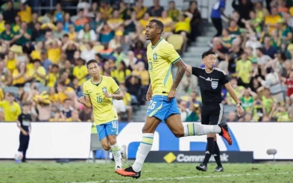 Rayan salva o Brasil da derrota para a Austrália com gol no último minuto