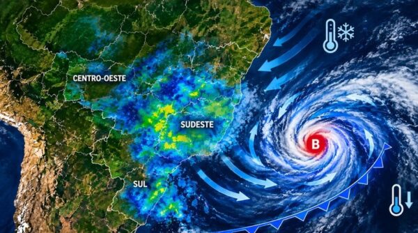 Ciclone extratropical atinge país nesta sexta-feira